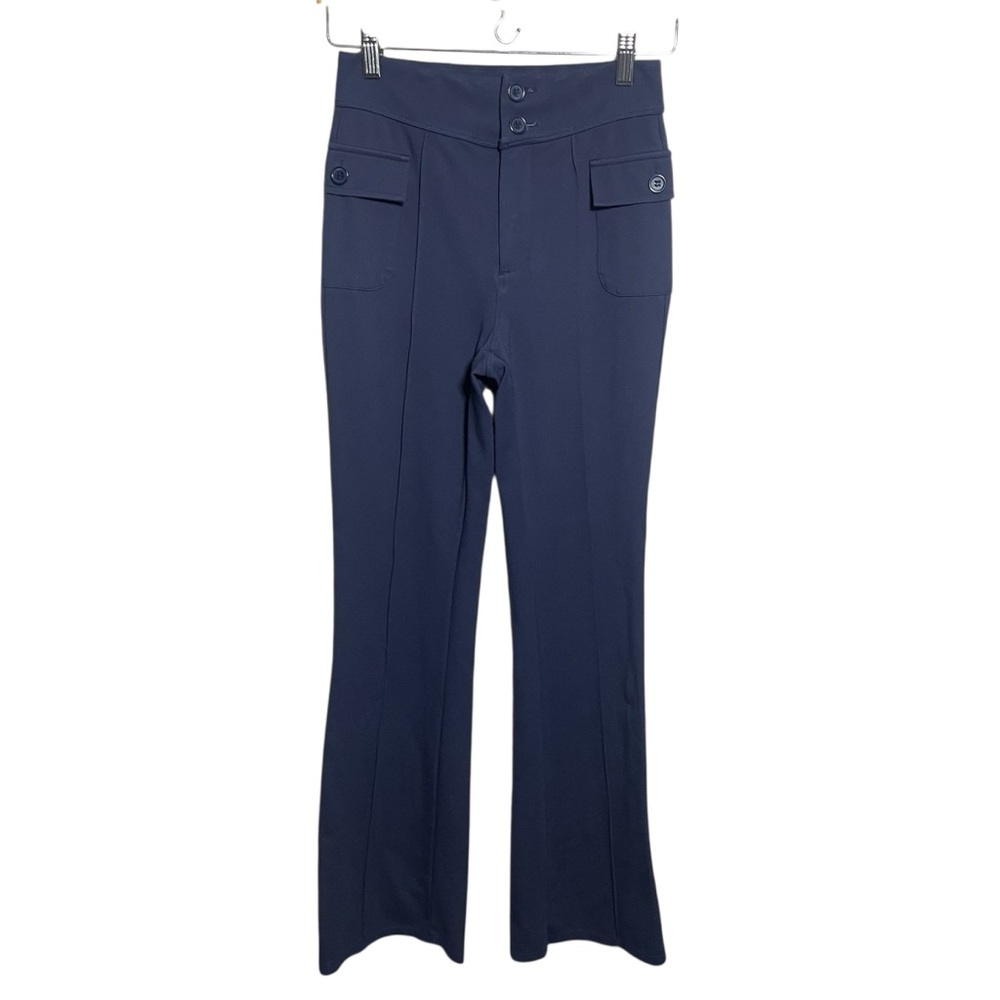 Halara SculptKnit High Waisted Side Flap Pocket Flare Casual Cargo Pants